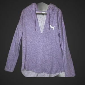 PINK Victoria's Secret Pullover Hoody Purple